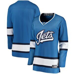 Winnipeg Jets Fanatics Women's Alternate Breakaway Jersey Blue XXL - Go Jets Go!